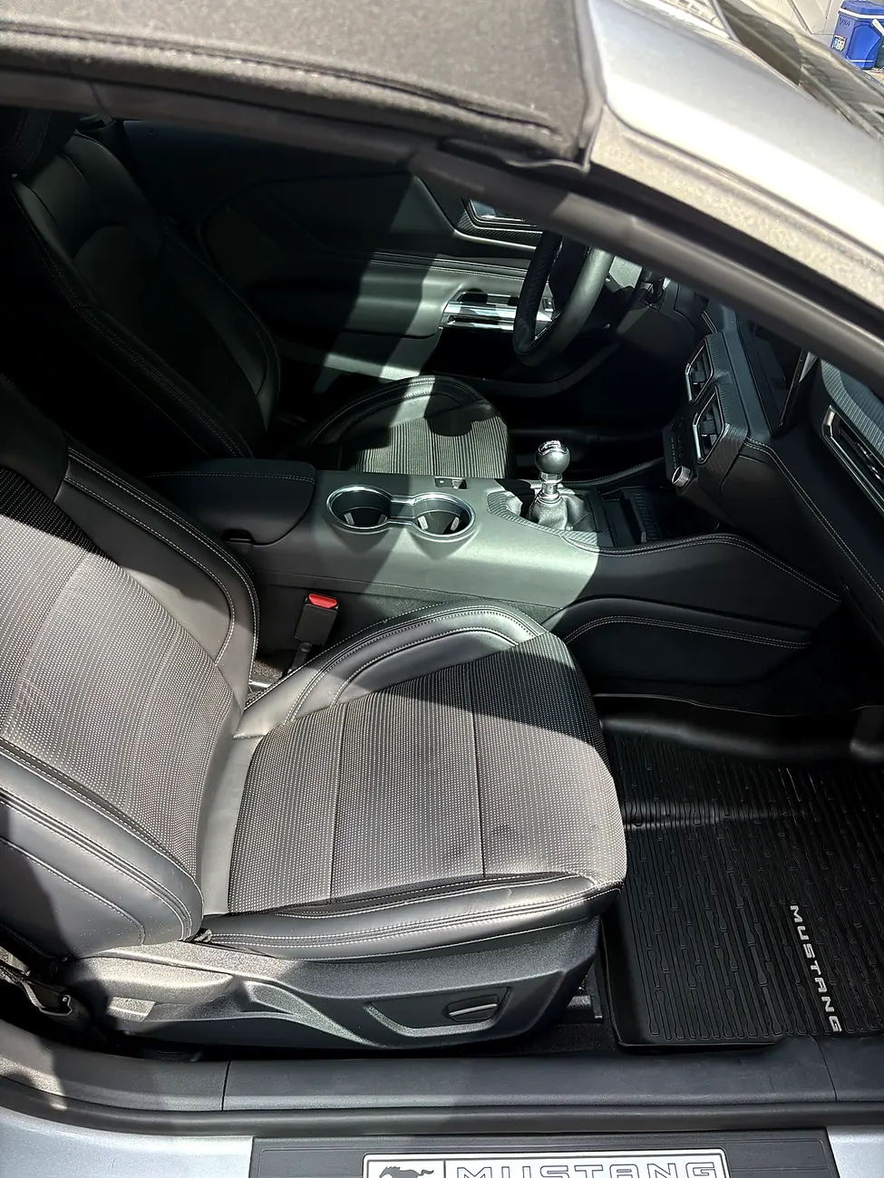 Clean Mustang interior